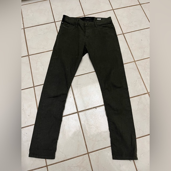 SALSA NEW! Khaki Green RARE! CARROT SLENDER Button Fly Jeans Sz 31x32 NEW! - Picture 1 of 7